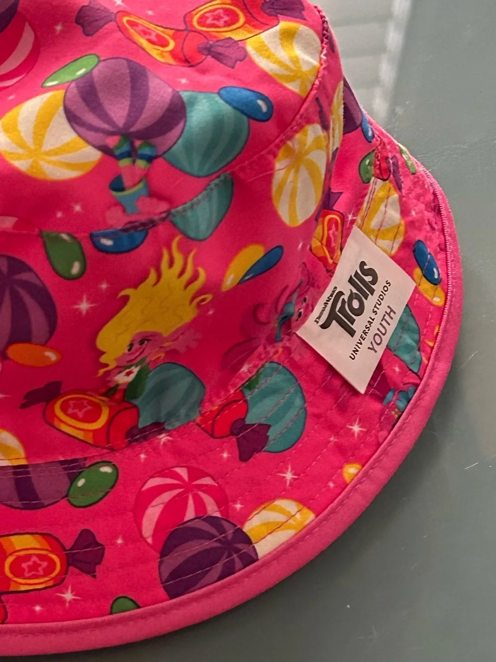 Trolls Poppy Winter Hat Dream Works Girls Boys Youth New Reversible